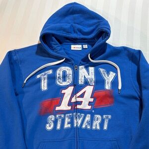Nascar Tony Stewart Hoodie 14 Sweater Collectible Race Fans Large EC